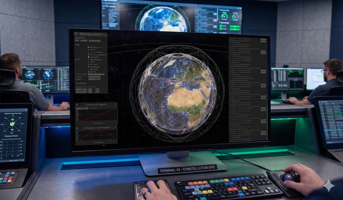 Recreación del software que desarrolla Collimate Space.