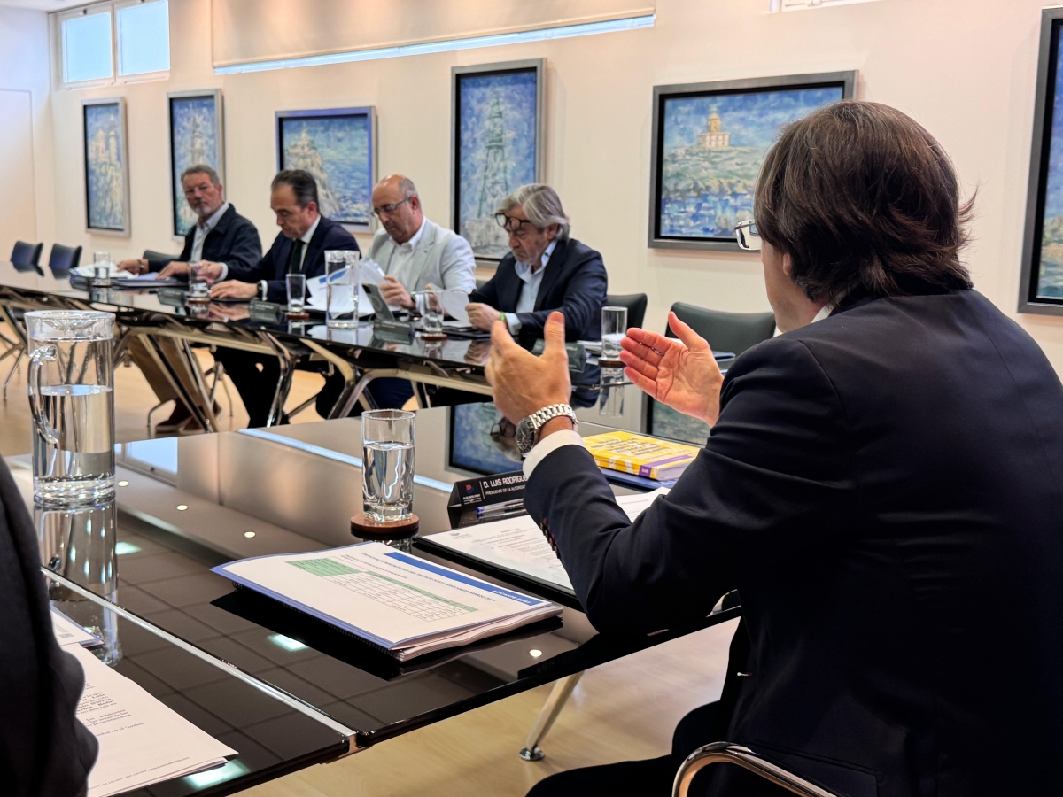 La reunión del consejo de Administración del Puerto de Alicante.