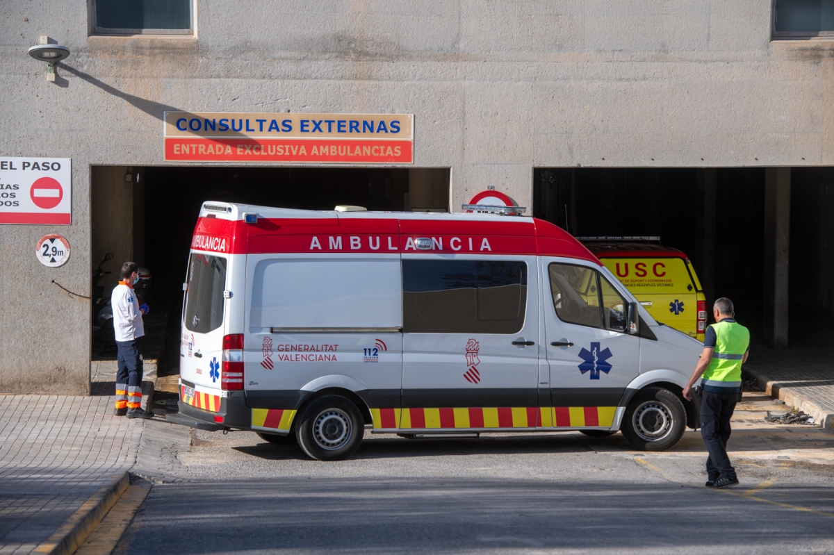 Imágenes del Hospital de Sant Joan en Alicante tras un ingreso por sospecha de hantavirus
