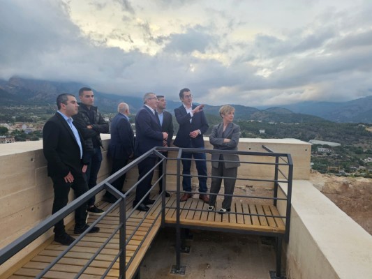La Diputación concluye la rehabilitación y puesta en valor del Castillo de Polop tras una inversión de 900.000 euros 