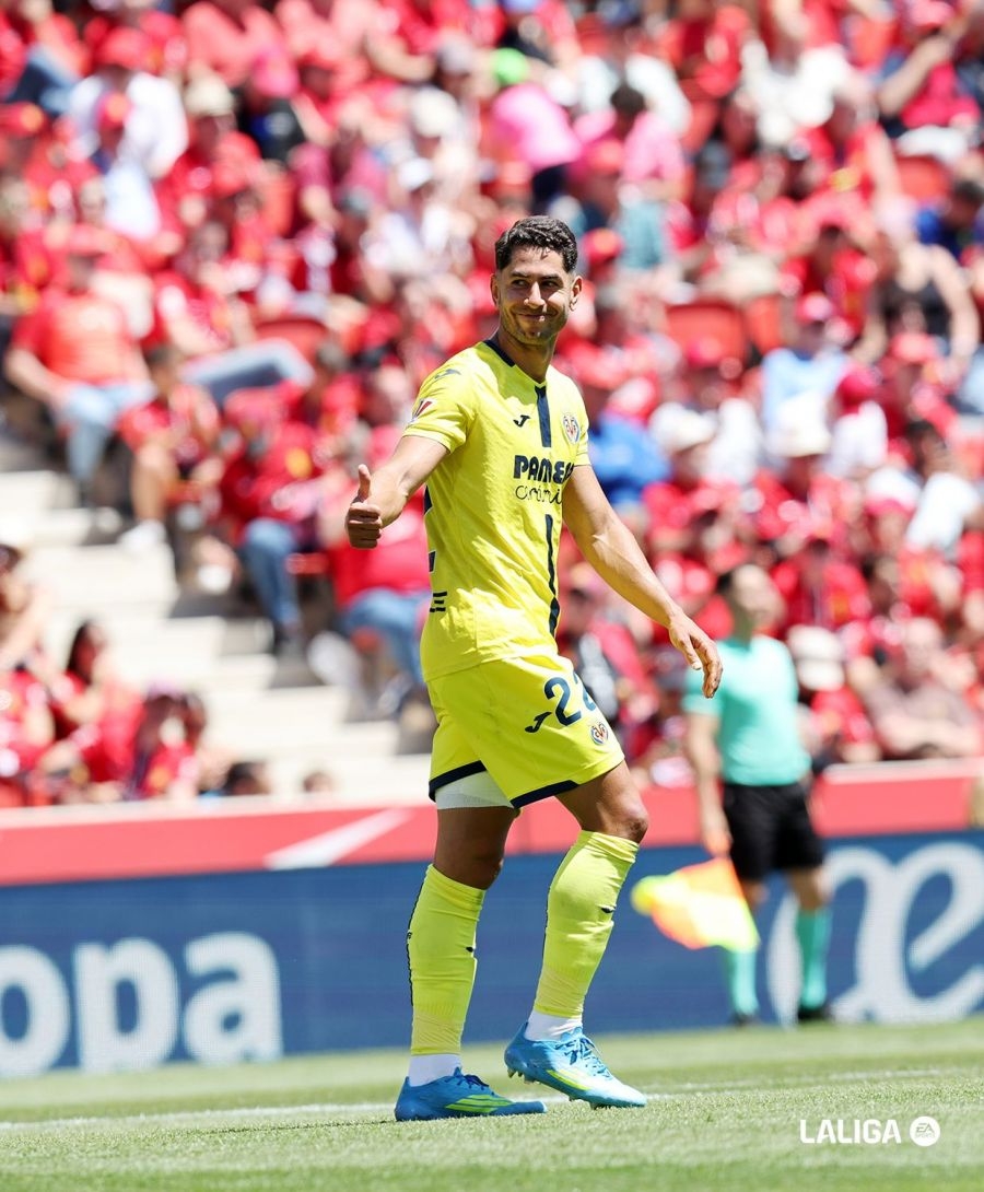 Ayoze celebra el gol frente al Mallorca.