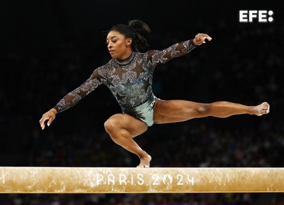 Simone Biles vuelve a brillar en los Juegos y se mete en cuatro finales de Paris 2024