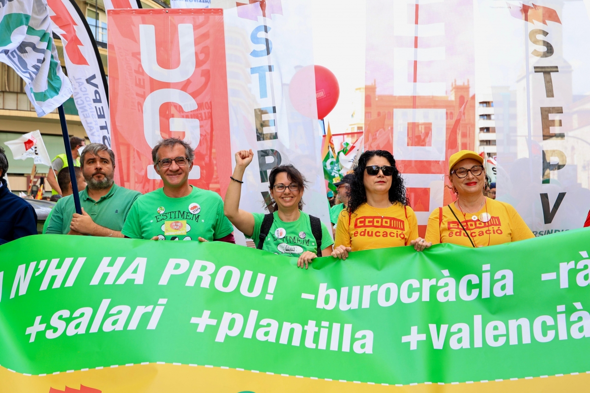 Los sindicatos cifran en el 88% el seguimiento de la huelga: 
