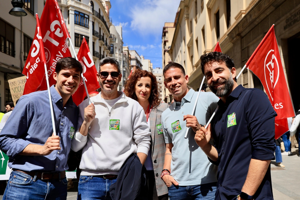 Varios concejales del PSPV de València.