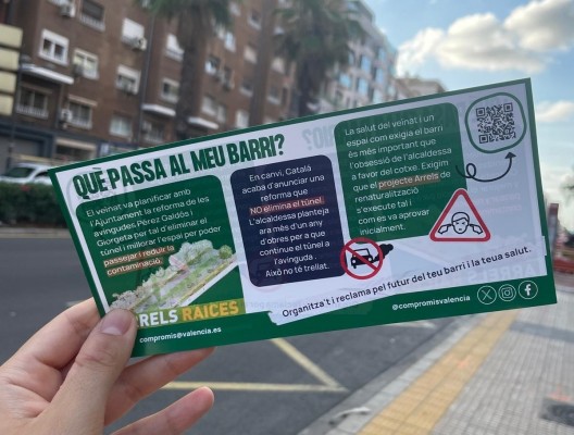 Compromís informa al vecindario de 