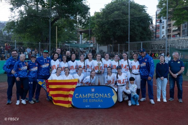 La Comunidad Valenciana revalida el título nacional tras conquistar el CESA Sub-18 de sófbol en Valencia