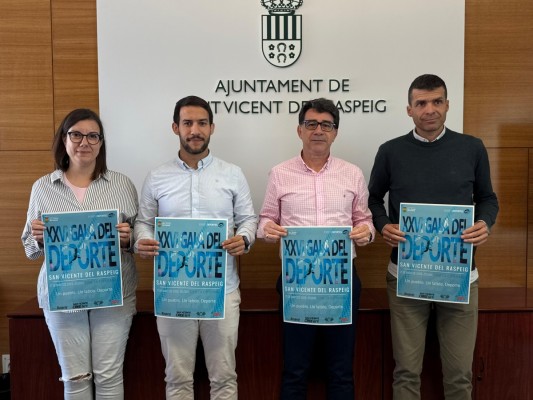 San Vicente homenajea a sus deportistas en la XXVI Gala del Deporte con premios para clubes, promesas y veteranos