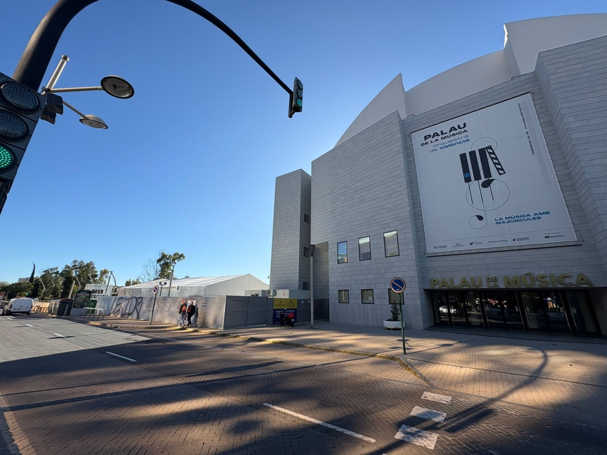 Las obras del Palau de la Música se vuelven a alargar (al menos) hasta 