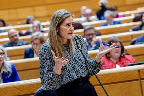 El Senado reprueba a Aagesen con los votos a favor de PP, Vox y UPN por su 