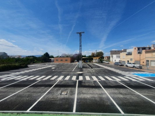 Abren un nuevo aparcamiento disuasorio en el Barrio de Santa Rita de Molina de Segura con 63 plazas