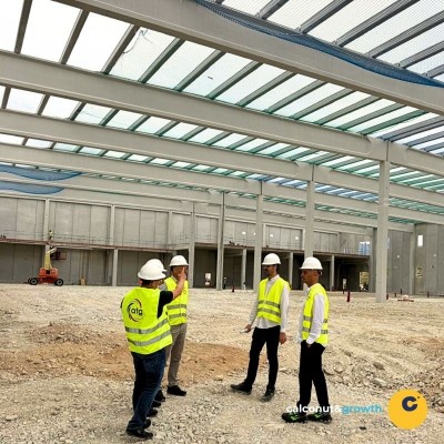 Los frutos secos de Calconut ya caminan por la tercera fase de su nueva planta en Mutxamel