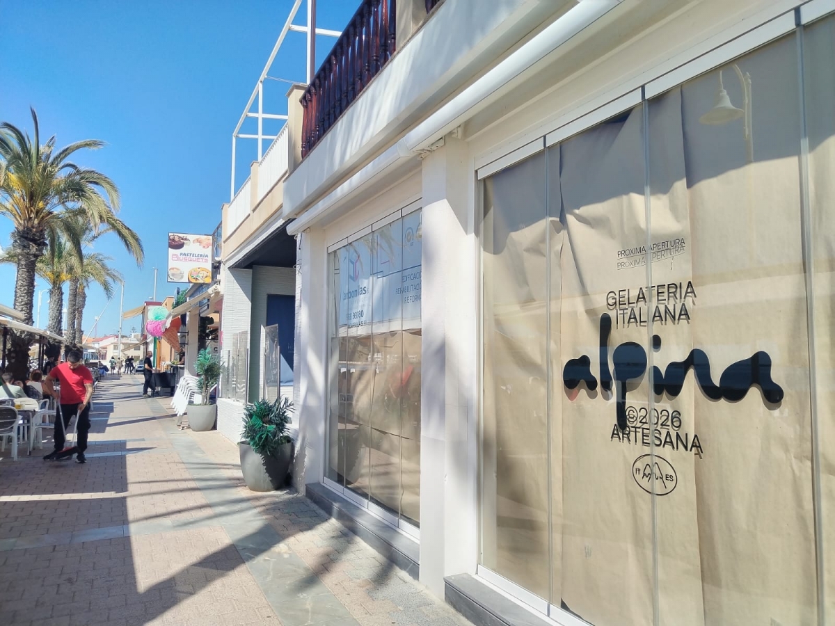 Los propietarios del restaurante Gran Torino de Cabo de Palos abrirán una heladería italiana en pleno Paseo de La Barra