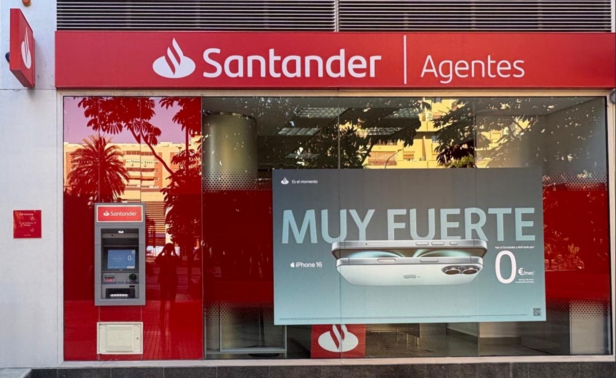 Santander cierra cinco sucursales en la Comunitat Valenciana y las sustituye por oficinas de agentes