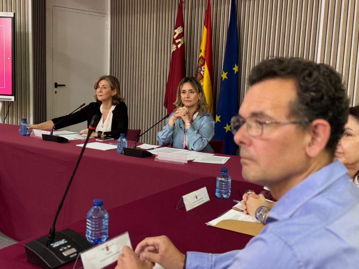 La consejera de Política Social, Familias e Igualdad, Conchita Ruiz, presidiendo el Consejo Asesor de Infancia y Familia