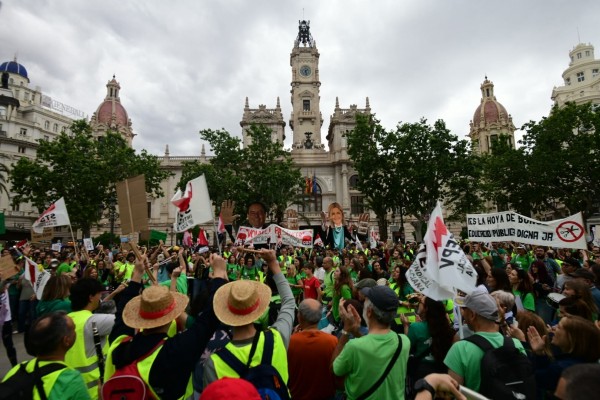 Educación cifra el seguimiento definitivo de la quinta jornada de la huelga docente en el 39,11%