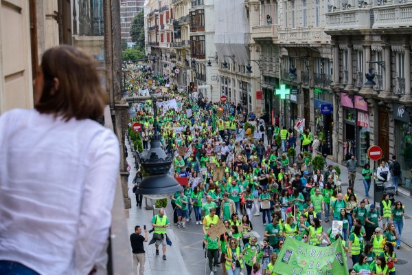 Nuevas manifestaciones de educación esta semana: el lunes en Conselleria de Educación y el viernes en Hacienda