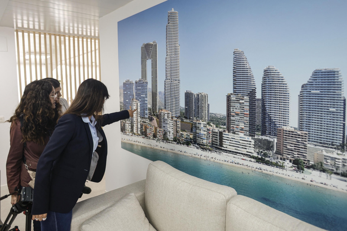 El residencial más alto de Europa comienza a alzarse en Benidorm, la TM Tower.