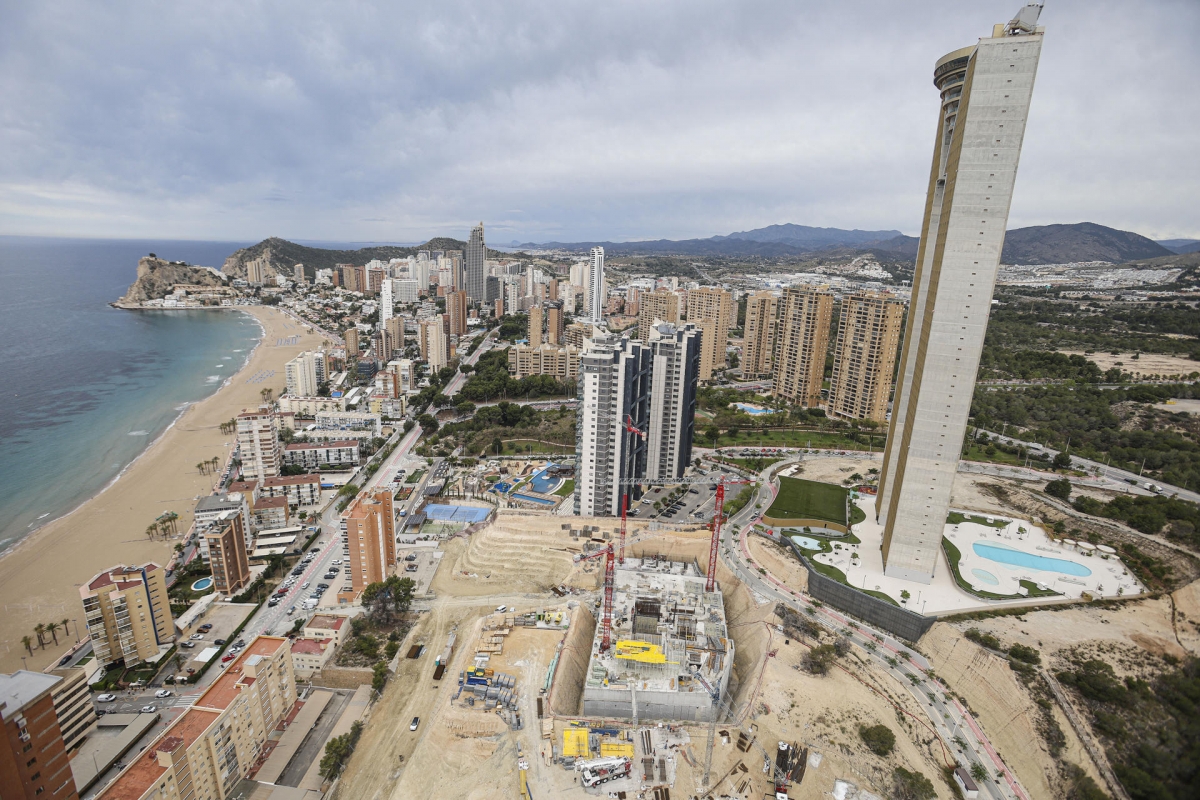 El residencial más alto de Europa comienza a alzarse en Benidorm, la TM Tower.