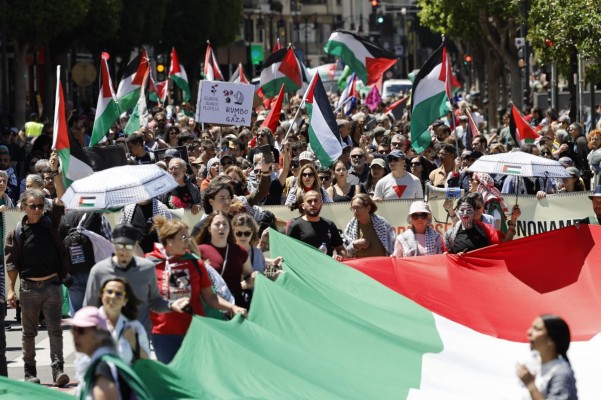 Una marcha exige València el fin del genocidio en Palestina y el boicot a Israel