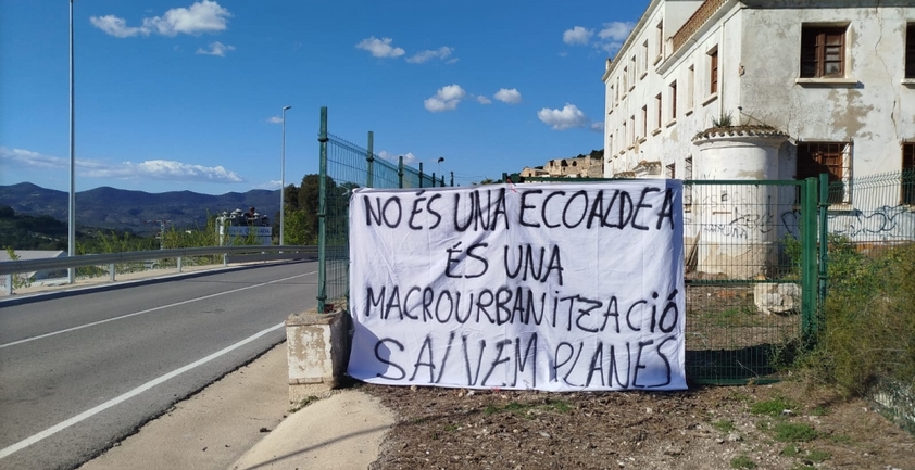 La Coordinadora presenta denuncia en el Seprona por la megaurbanización que se proyecta en Planes