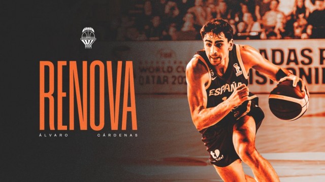 Álvaro Cárdenas amplía su contrato con Valencia Basket