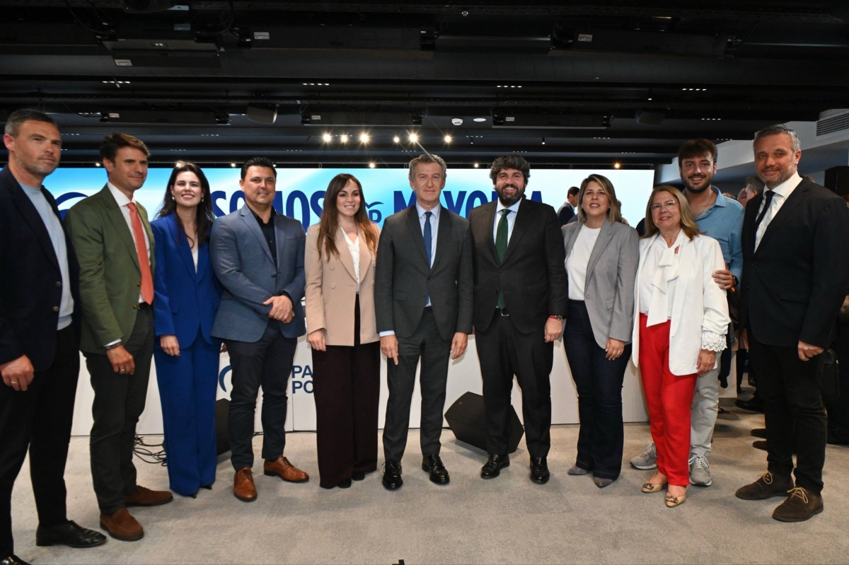 Miembros del PP murciano en la Junta Directiva nacional. - Foto: PP Miembros del PP murciano en la Junta Directiva nacional.