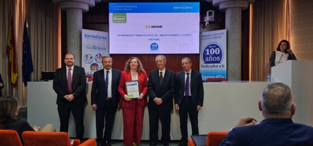 Hefame recibe un reconocimiento de Ibermutua por sus 76 años de colaboración