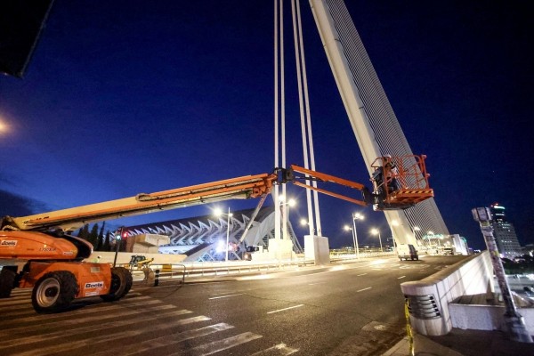El Pont de l'Assut de l'Or, cerrado al tráfico nocturno durante cuatro meses por las obras de reparación