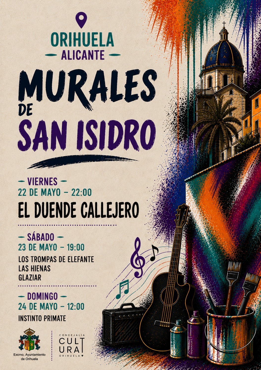Cartel conciertos murales