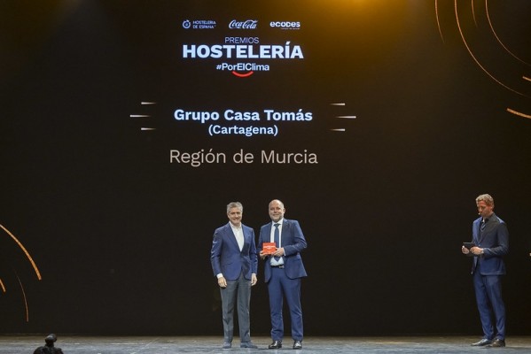 Los Premios Hostelería #PorElClima encumbran al grupo cartagenero Casa Tomás por su esfuerzo energético
