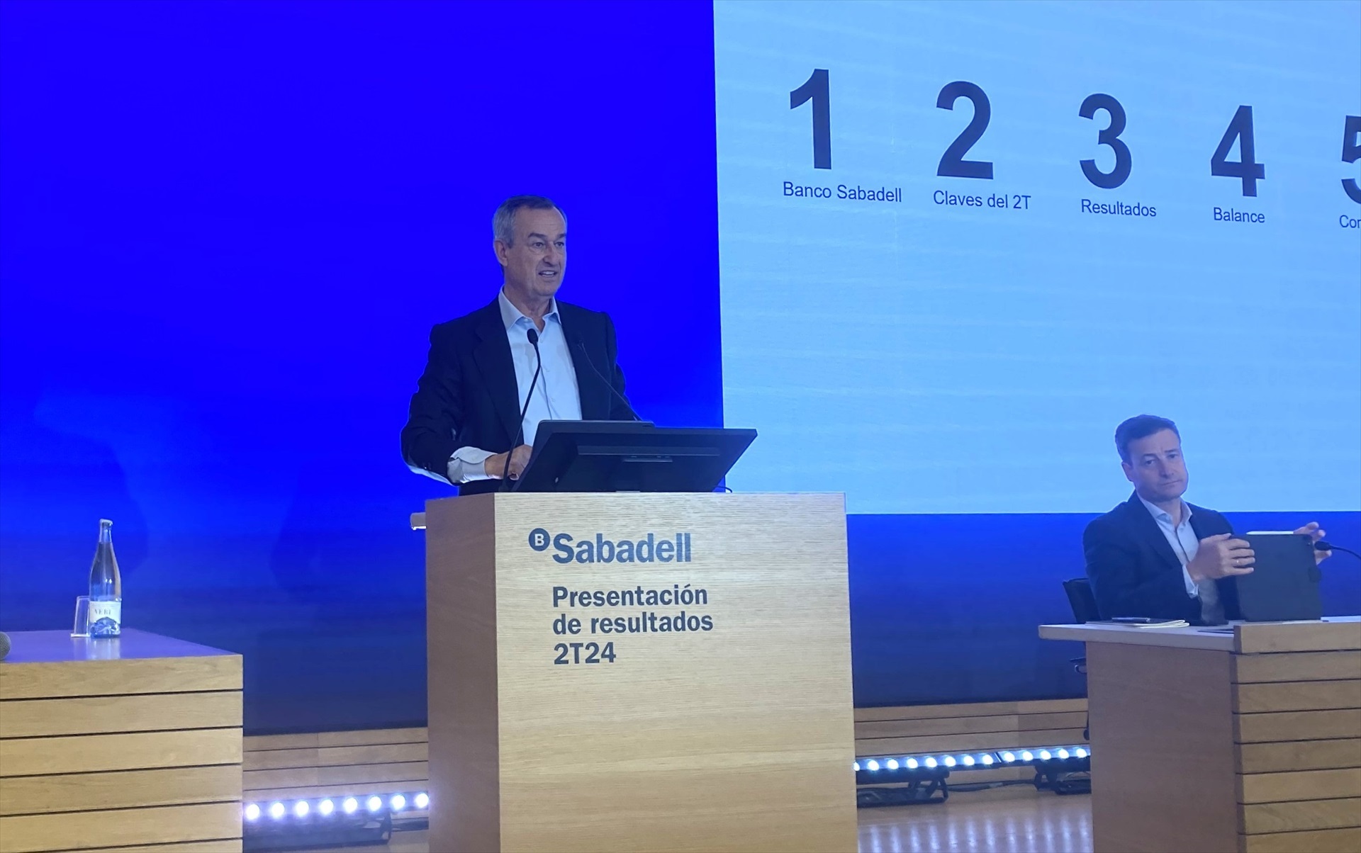 El consejero delegado de Banco Sabadell, César González-Bueno. Foto: EP - 