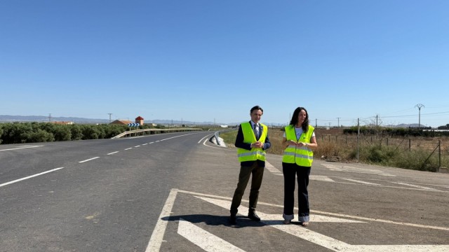 Fuente Álamo estrena la renovada carretera RM-E15 que conecta con Las Palas tras una inversión de 1,3 millones
