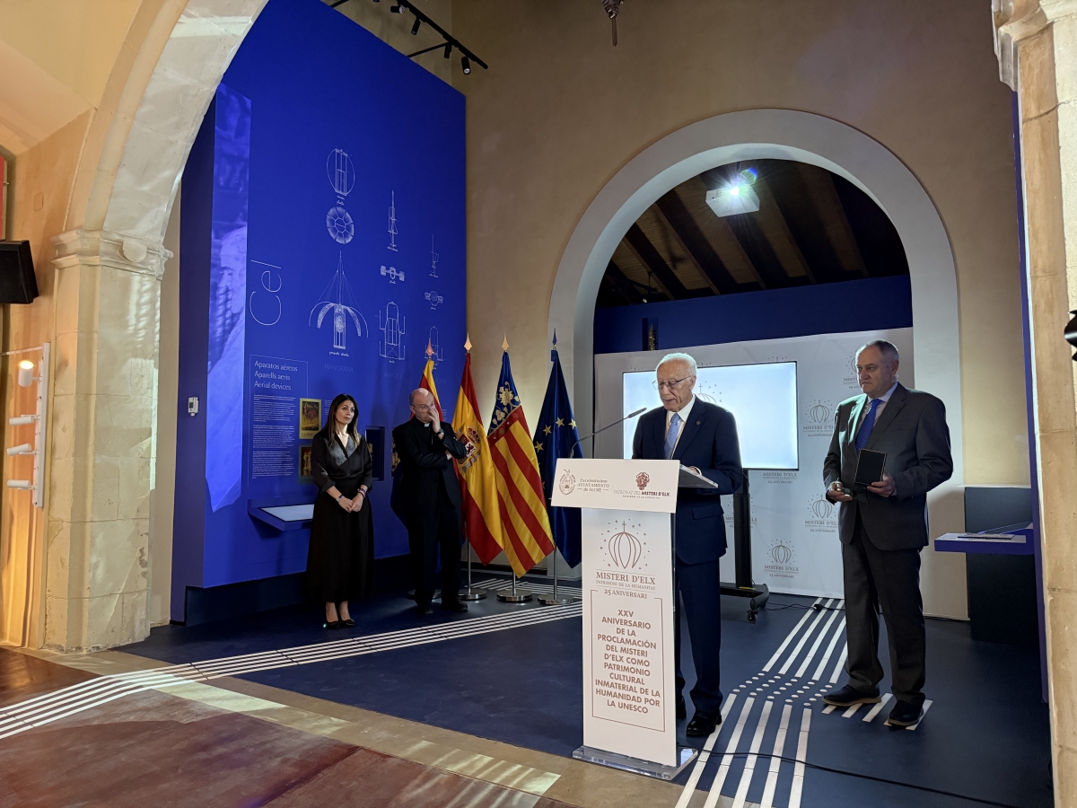 Elche celebra el XXV aniversario de la declaración del Misteri d’Elx como Patrimonio de la Humanidad