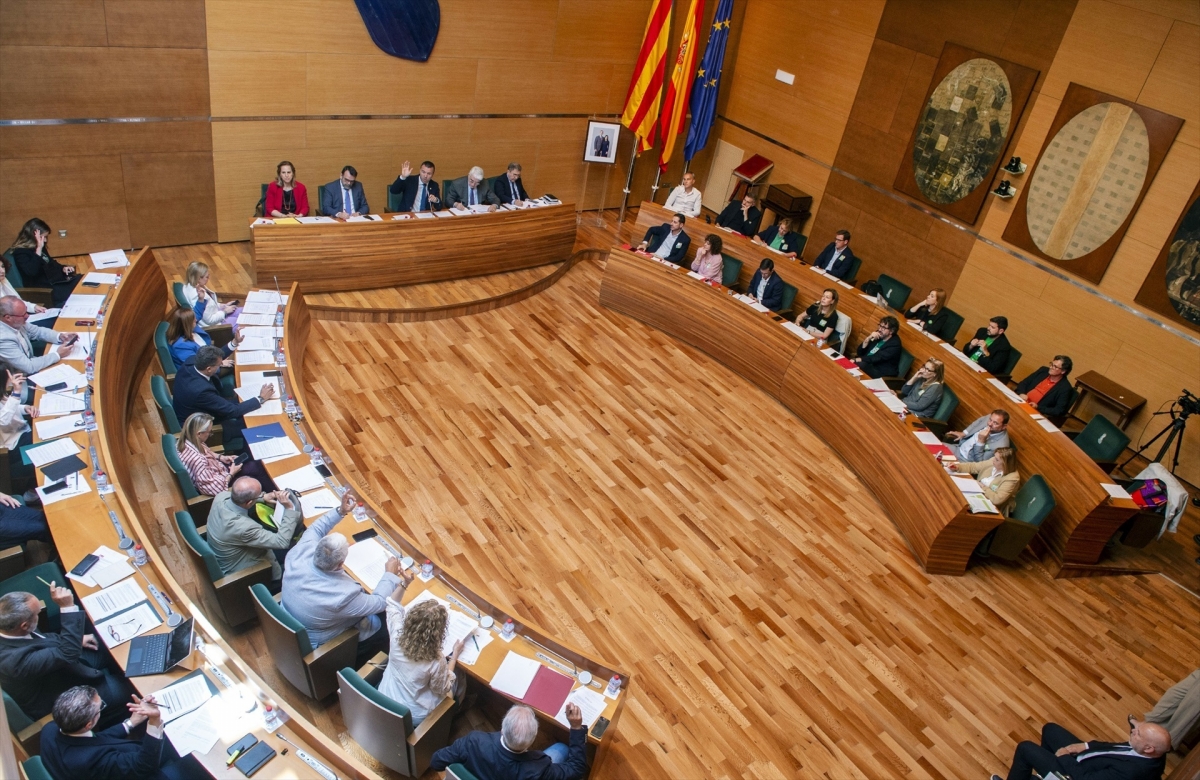 La Diputació de València rechaza la 'prioridad nacional' de Vox con el no de PP, PSPV, Compromís y Ens Uneix