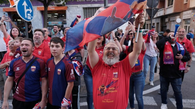 Así ha celebrado Elda el ascenso a LaLiga Hypermotion del CD Eldense