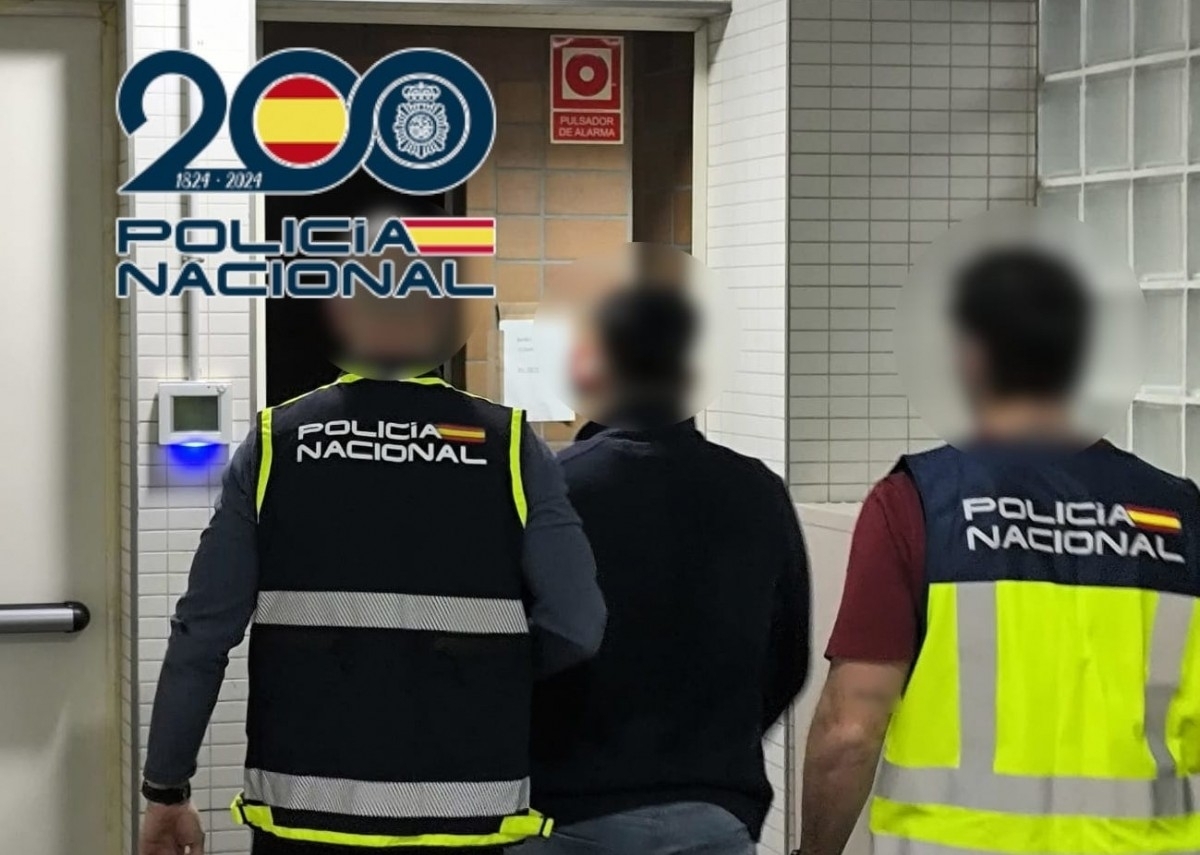 El detenido por la Policía en su día - Foto: CNP El detenido por la Policía en su día