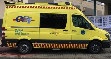 Ocho heridos tras chocar un autobús contra una vivienda en el barrio cartagenero de Los Barreros