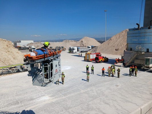PortCastelló pone a prueba su Plan de Autoprotección con un simulacro de ataque contra sus oficinas