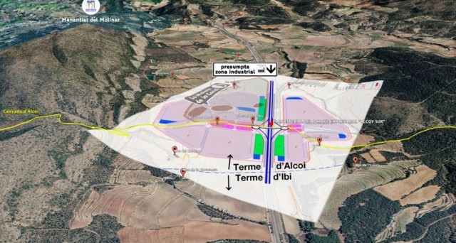 El proyecto de Parque Empresarial Alcoi Sud, pendiente de un informe clave: la CHJ dictará si afecta al Molinar