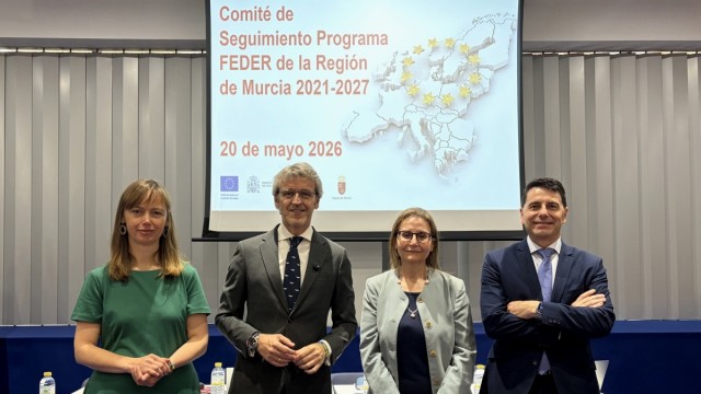 Los fondos FEDER europeos han movilizado ya 230 millones en la Región, menos de la mitad de los 560 millones previstos