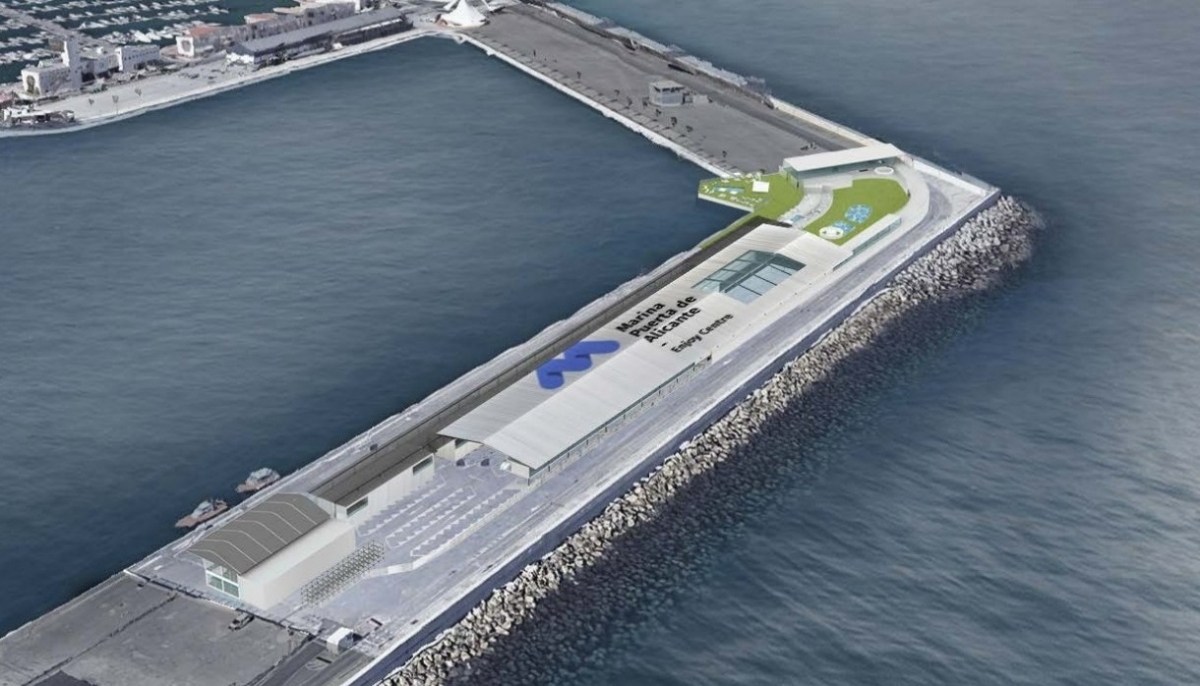 Recreación virtual de la marina deportiva proyectada por Puerta del Mar y Ocio. - Recreación virtual de la marina deportiva proyectada por Puerta del Mar y Ocio.