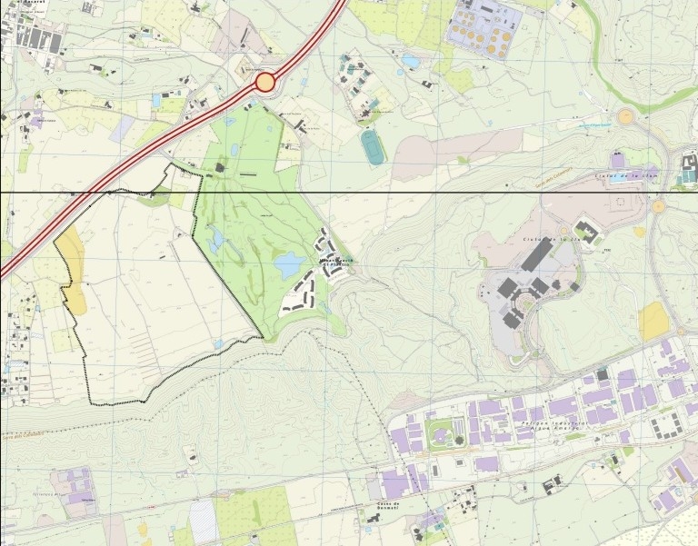 Mapa de ubicación del proyecto de ampliación.