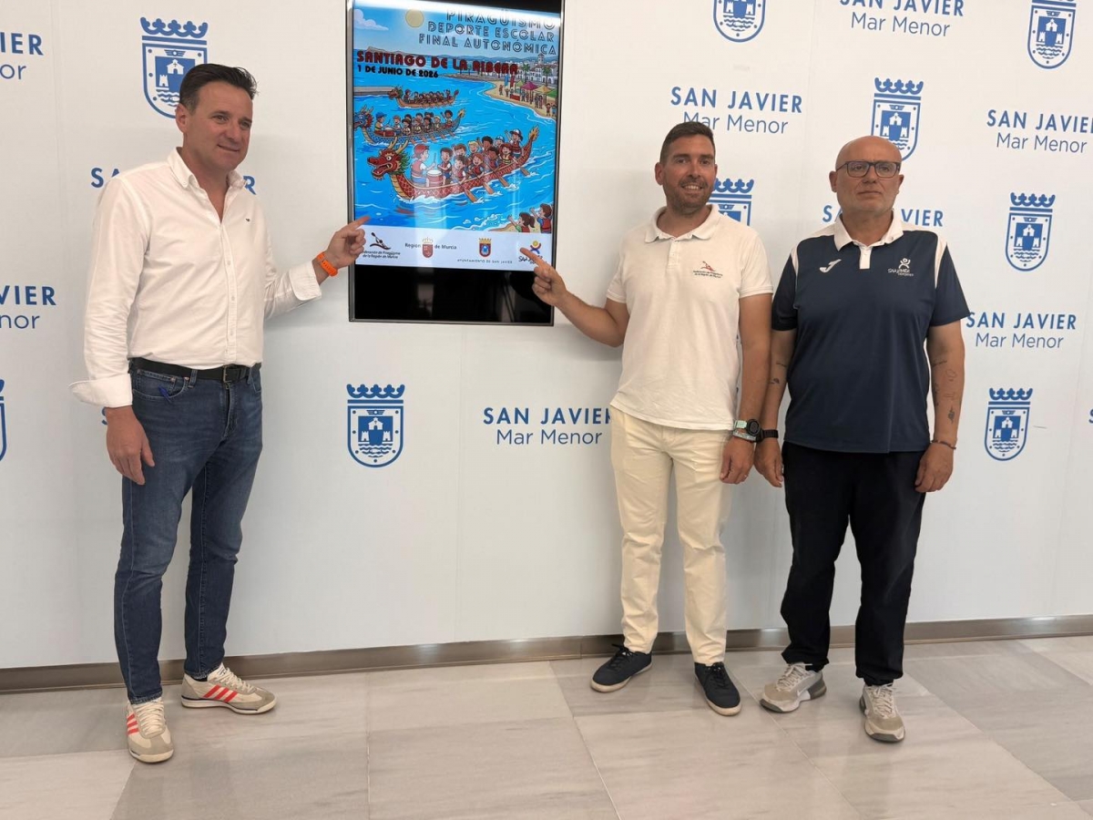 Santiago de la Ribera acoge por primera vez la final regional escolar de piragüismo