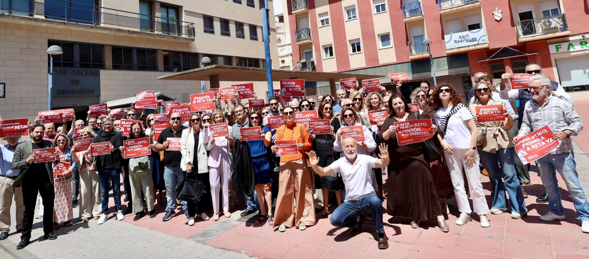 Protesta en Murcia.