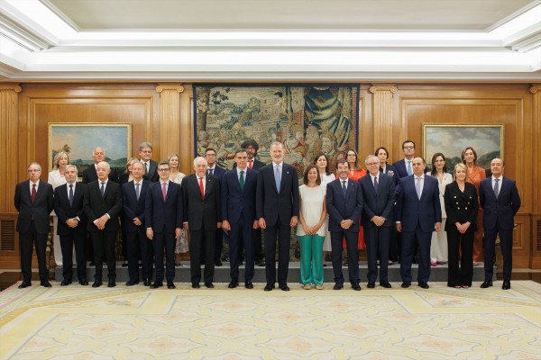 Los nuevos vocales del CGPJ llegan a la sede para celebrar su primer pleno

