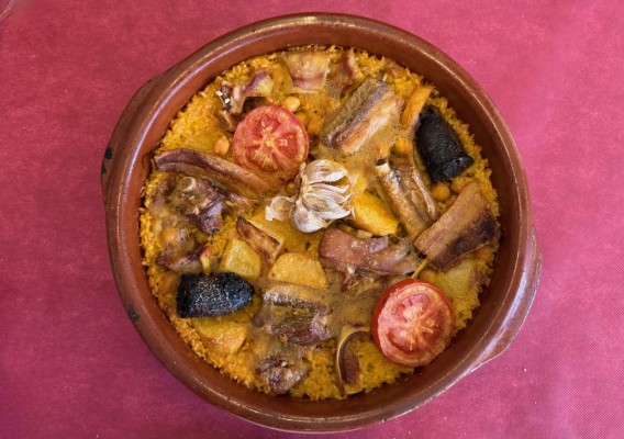 Arroz al horno de Casa Julio (Fontanars dels Alforins)