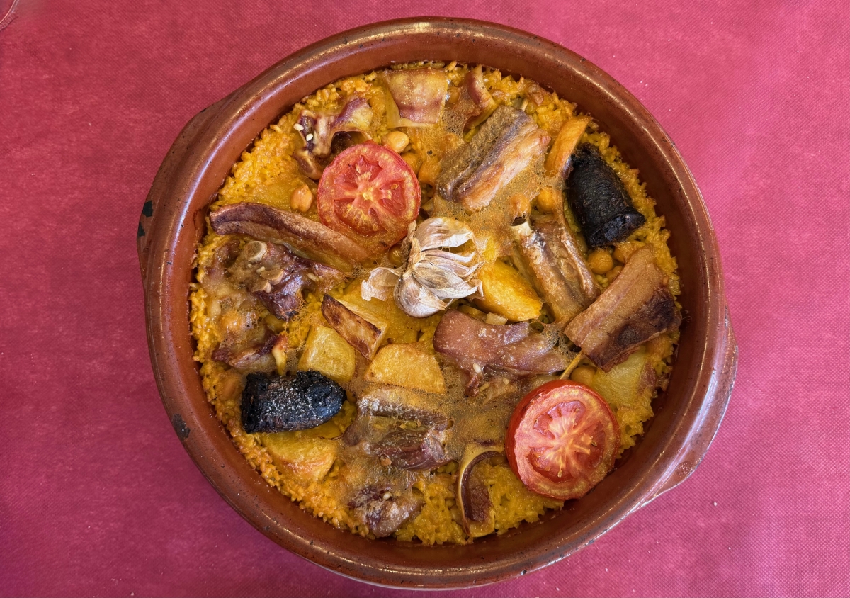 Arroz al horno de Casa Julio (Fontanars dels Alforins)