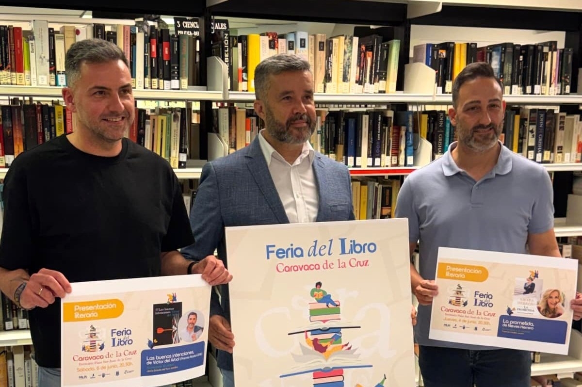 Presentación de la Feria del Libro de Caravaca de la Cruz - Foto: PALIN Presentación de la Feria del Libro de Caravaca de la Cruz