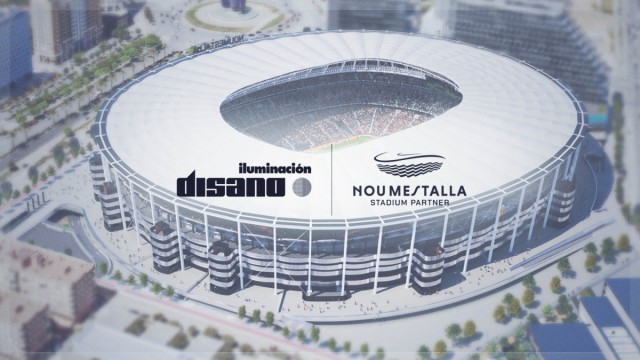 La empresa Disano incorporará iluminación LED avanzada en el interior del Nou Mestalla