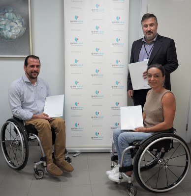 Quirónsalud renueva su compromiso con el equipo murciano de baloncesto adaptado UCAM Murcia BSR